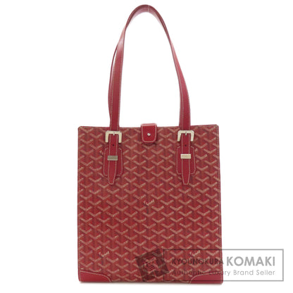 GOYARD ゴヤール ヘリンボーン柄 トートバッグ コーティングキャンバス レディース 中古