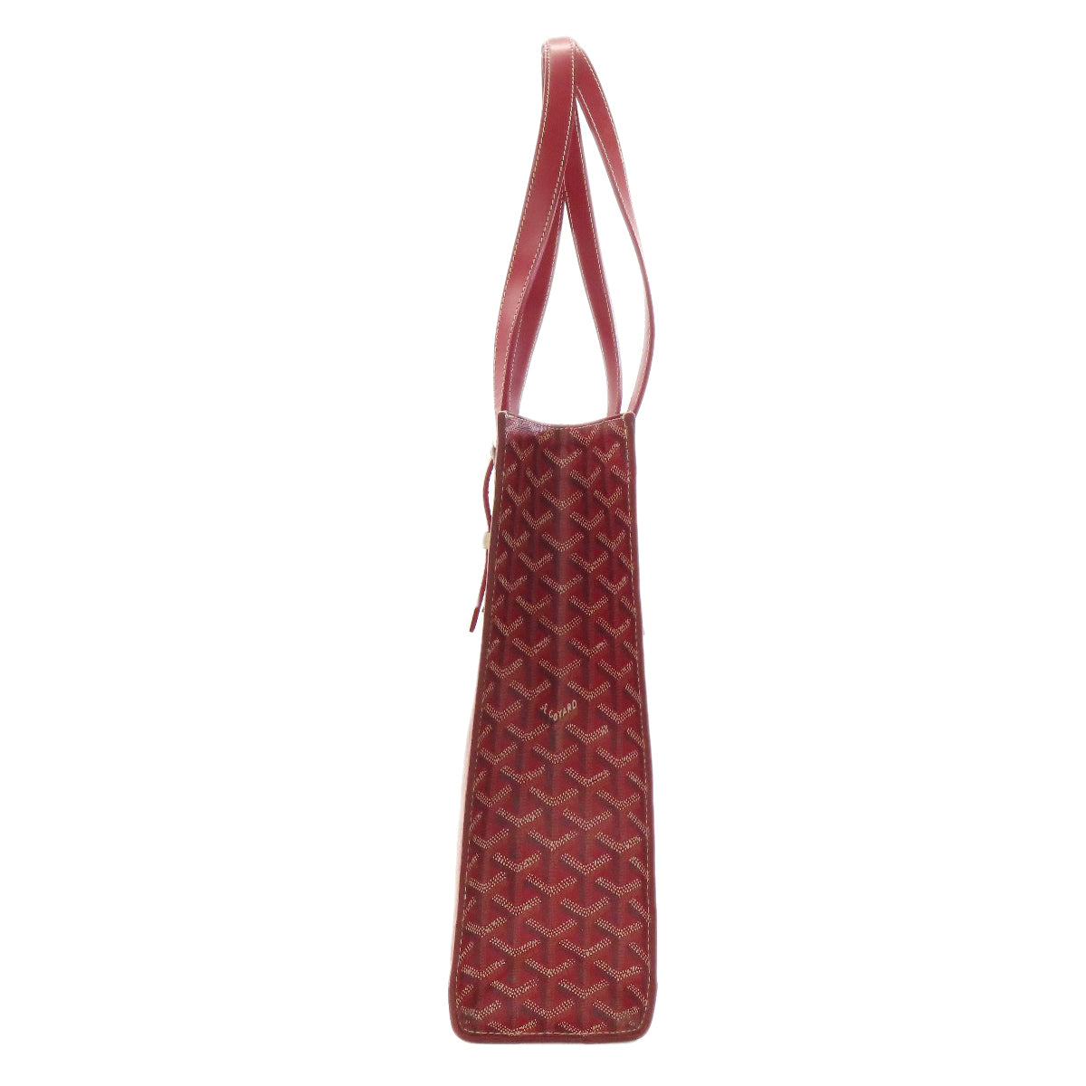 GOYARD ゴヤール ヘリンボーン柄 トートバッグ コーティングキャンバス レディース 中古