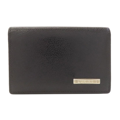BVLGARI ブルガリ ロゴ カードケース レザー レディース 中古