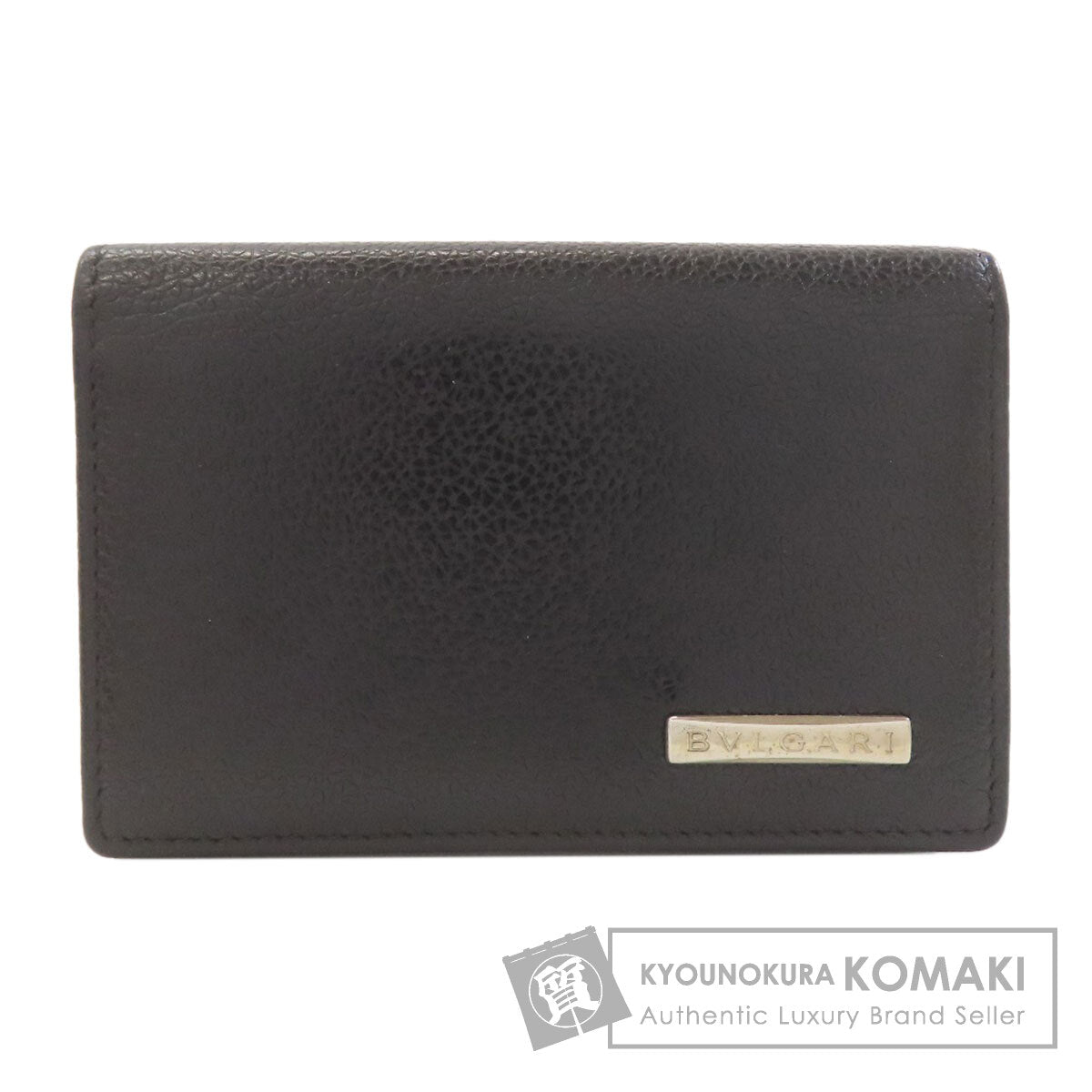 BVLGARI ブルガリ ロゴ カードケース レザー レディース 中古