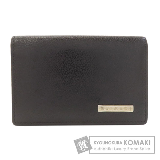 BVLGARI ブルガリ ロゴ カードケース レザー レディース 中古