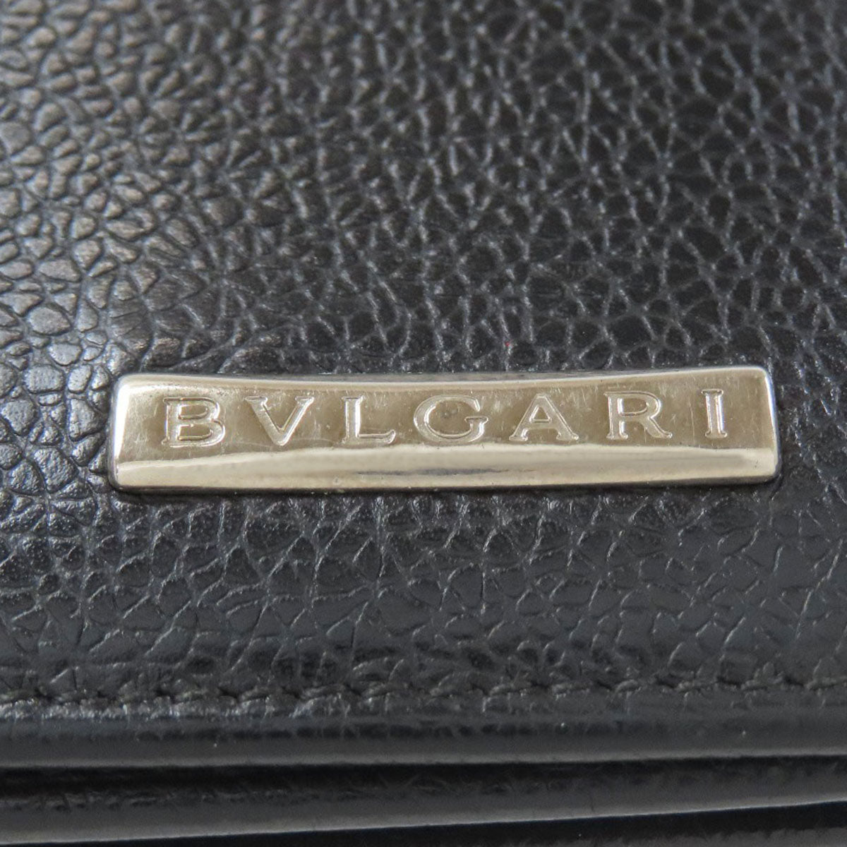 BVLGARI ブルガリ ロゴ カードケース レザー レディース 中古