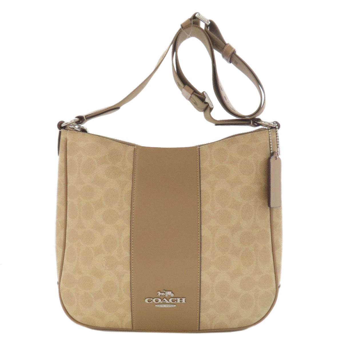 COACH コーチ CZ183 エリー ファイル シグネチャー ショルダーバッグ PVC レディース 中古