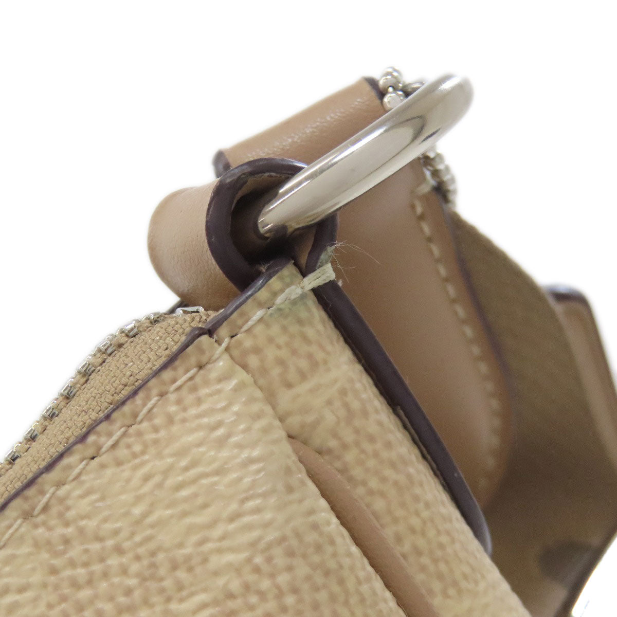 COACH コーチ CZ183 エリー ファイル シグネチャー ショルダーバッグ PVC レディース 中古