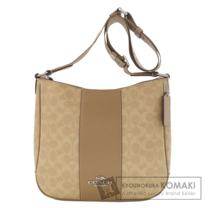 COACH コーチ CZ183 エリー ファイル シグネチャー ショルダーバッグ PVC レディース 中古