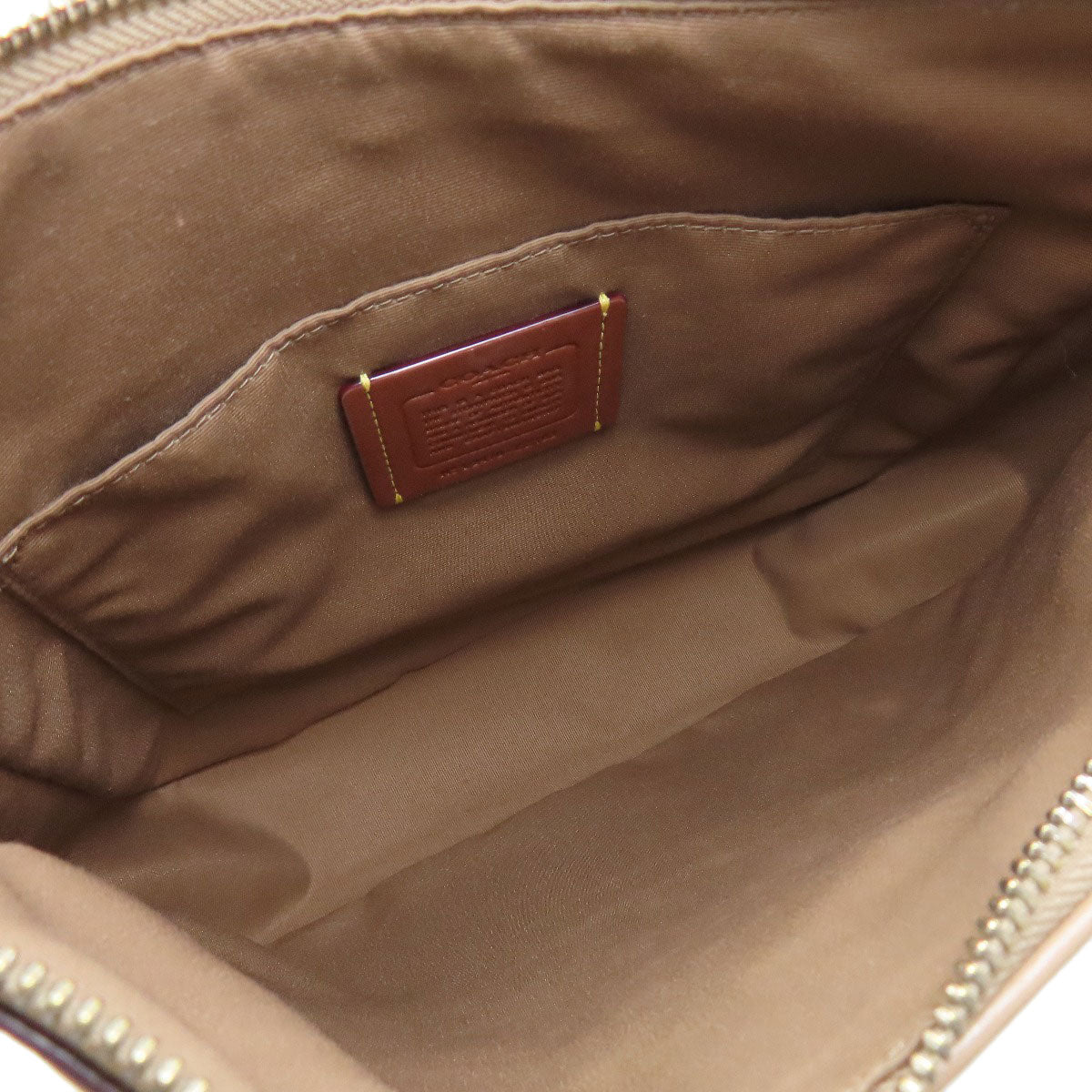 COACH コーチ CZ183 エリー ファイル シグネチャー ショルダーバッグ PVC レディース 中古