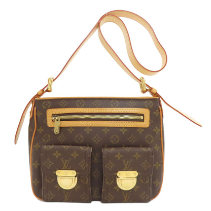 LOUIS VUITTON ルイヴィトン M40045 ハドソンGM ショルダーバッグ モノグラムキャンバス レディース 中古
