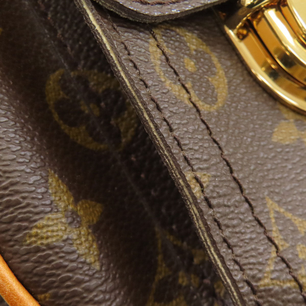 LOUIS VUITTON ルイヴィトン M40045 ハドソンGM ショルダーバッグ モノグラムキャンバス レディース 中古