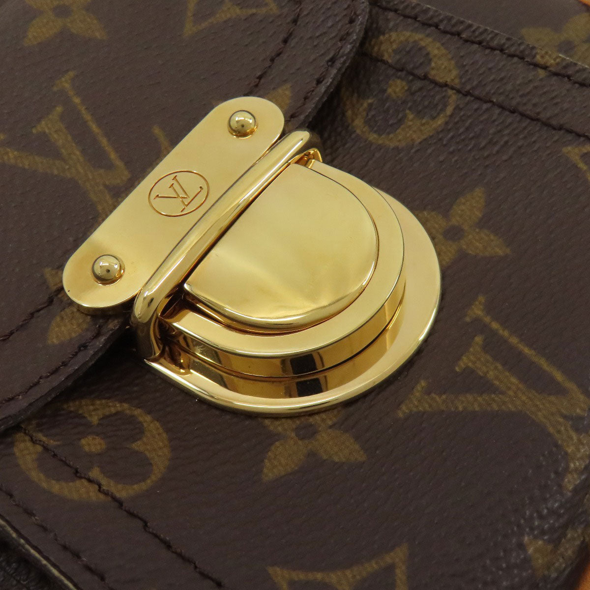 LOUIS VUITTON ルイヴィトン M40045 ハドソンGM ショルダーバッグ モノグラムキャンバス レディース 中古