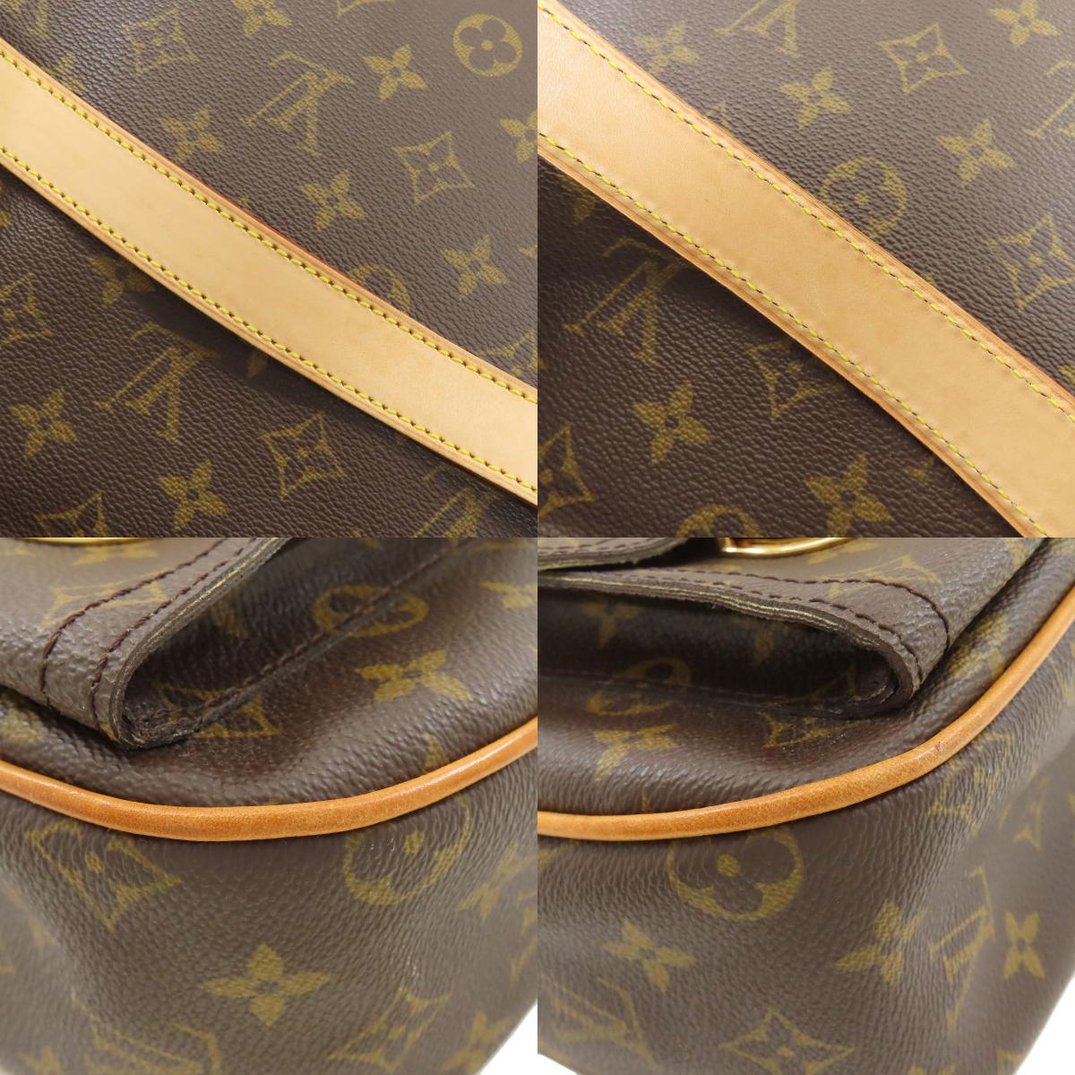 LOUIS VUITTON ルイヴィトン M40045 ハドソンGM ショルダーバッグ モノグラムキャンバス レディース 中古