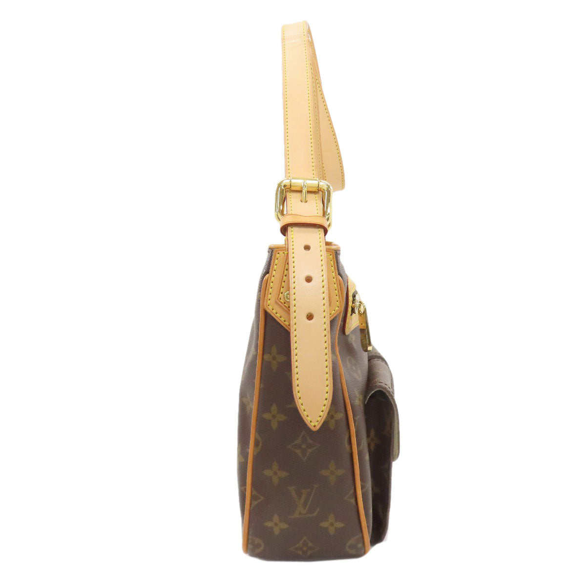 LOUIS VUITTON ルイヴィトン M40045 ハドソンGM ショルダーバッグ モノグラムキャンバス レディース 中古