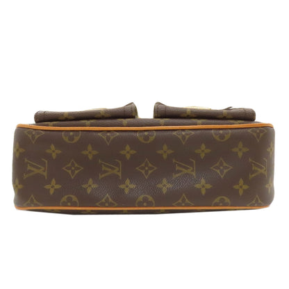 LOUIS VUITTON ルイヴィトン M40045 ハドソンGM ショルダーバッグ モノグラムキャンバス レディース 中古