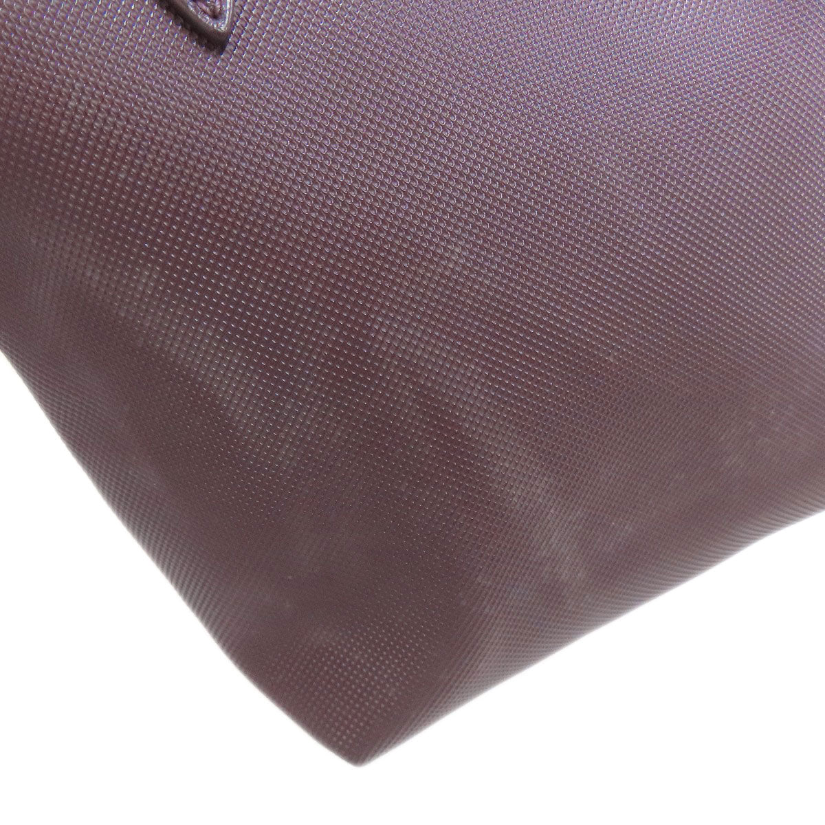 LACOSTE ラコステ 2WAY ハンドバッグ PVC レディース 中古