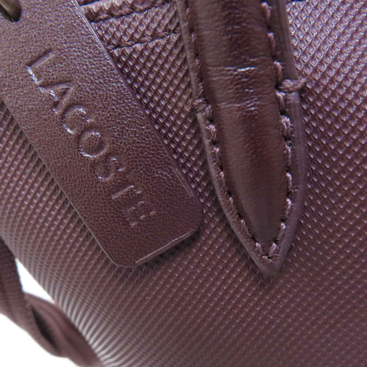 LACOSTE ラコステ 2WAY ハンドバッグ PVC レディース 中古