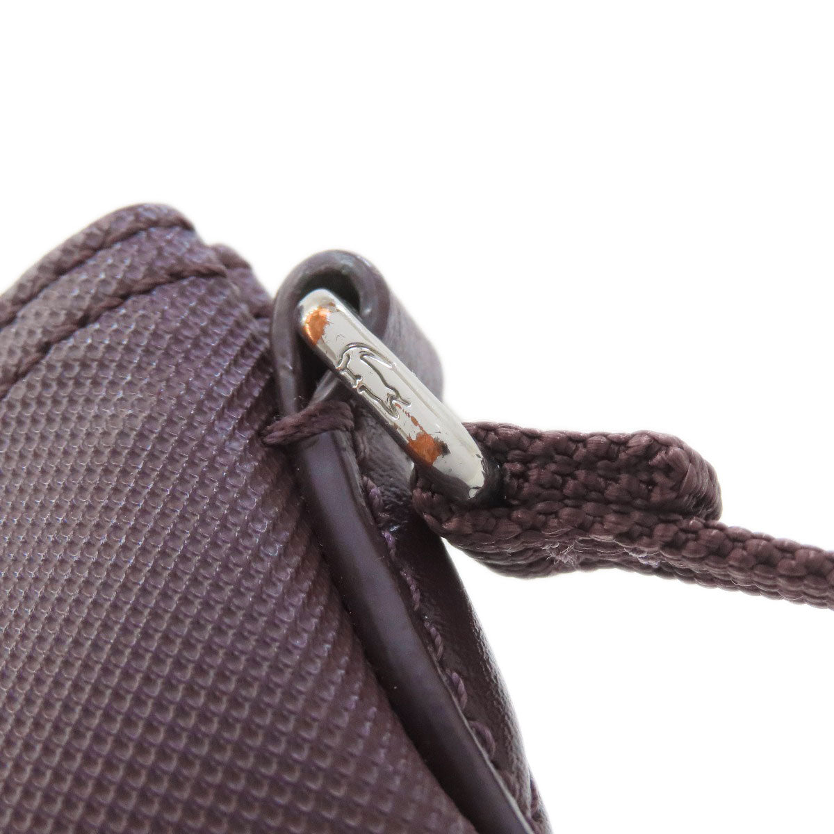 LACOSTE ラコステ 2WAY ハンドバッグ PVC レディース 中古