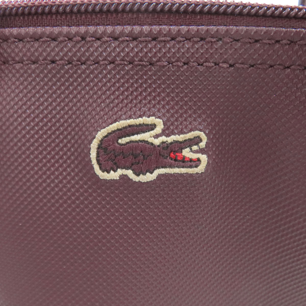 LACOSTE ラコステ 2WAY ハンドバッグ PVC レディース 中古