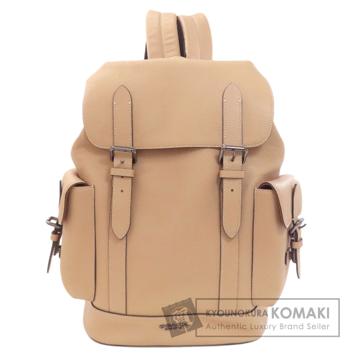 COACH コーチ CB837 ハドソン バックパック リュック・デイパック レザー メンズ 中古