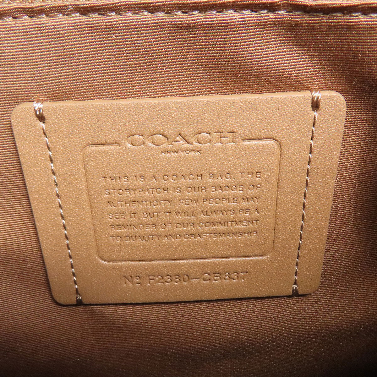 COACH コーチ CB837 ハドソン バックパック リュック・デイパック レザー メンズ 中古