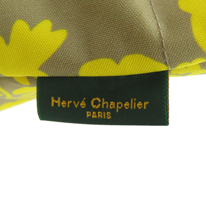Herve Chapelier エルベ・シャプリエ 舟形トート フラワーモチーフ トートバッグ キャンバス レディース 中古