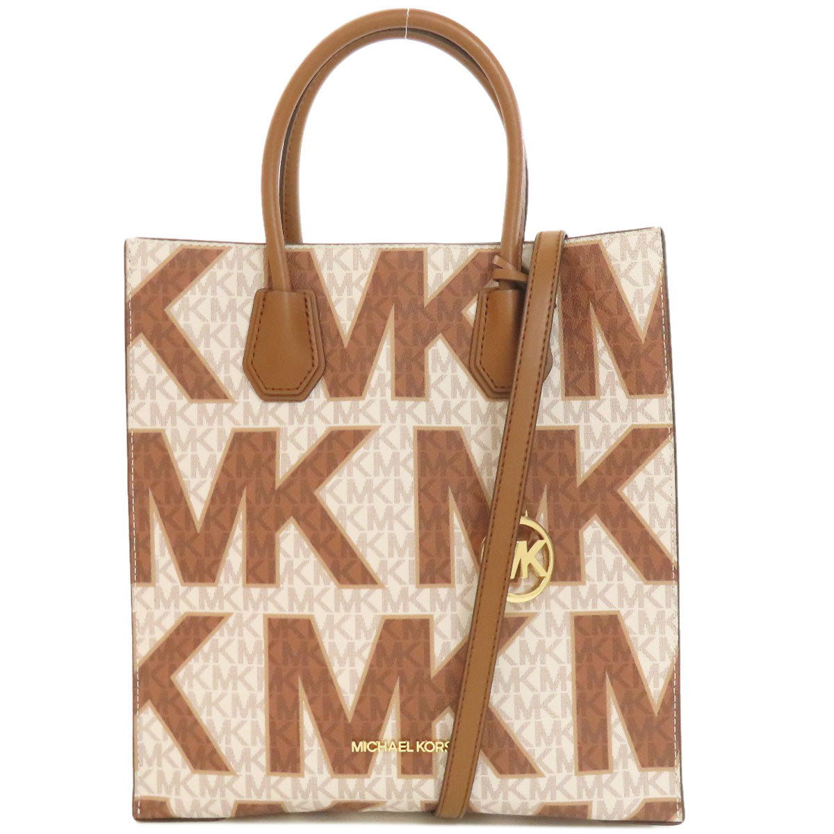Michael Kors マイケルコース MKシグネチャー 2WAY ハンドバッグ PVC レディース 中古