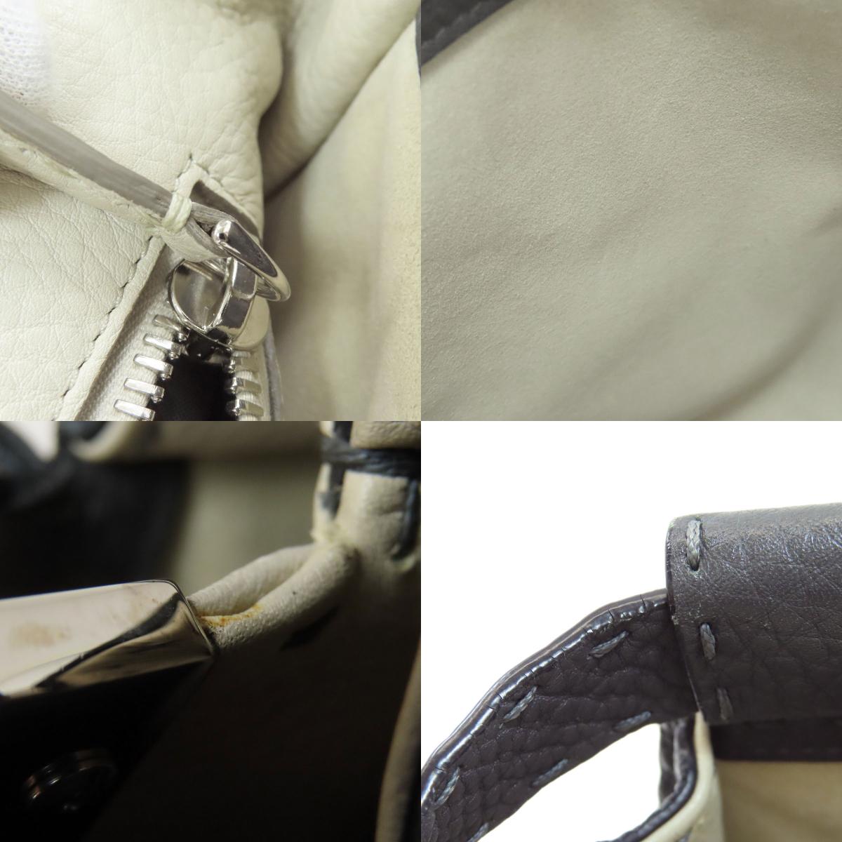 FENDI フェンディ ピーカブー セレリア 2WAY ハンドバッグ カーフ レディース 中古