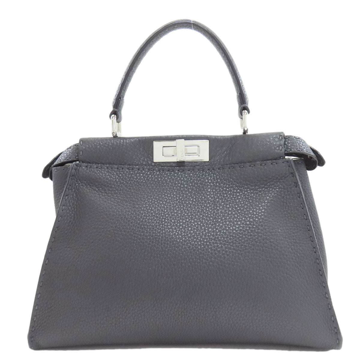 FENDI フェンディ ピーカブー セレリア 2WAY ハンドバッグ カーフ レディース 中古