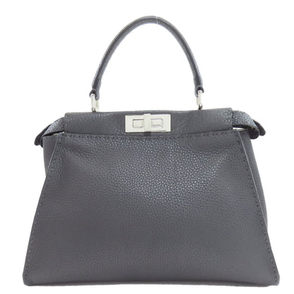 FENDI フェンディ ピーカブー セレリア 2WAY ハンドバッグ カーフ レディース 中古