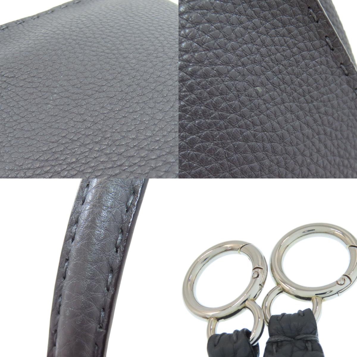 FENDI フェンディ ピーカブー セレリア 2WAY ハンドバッグ カーフ レディース 中古