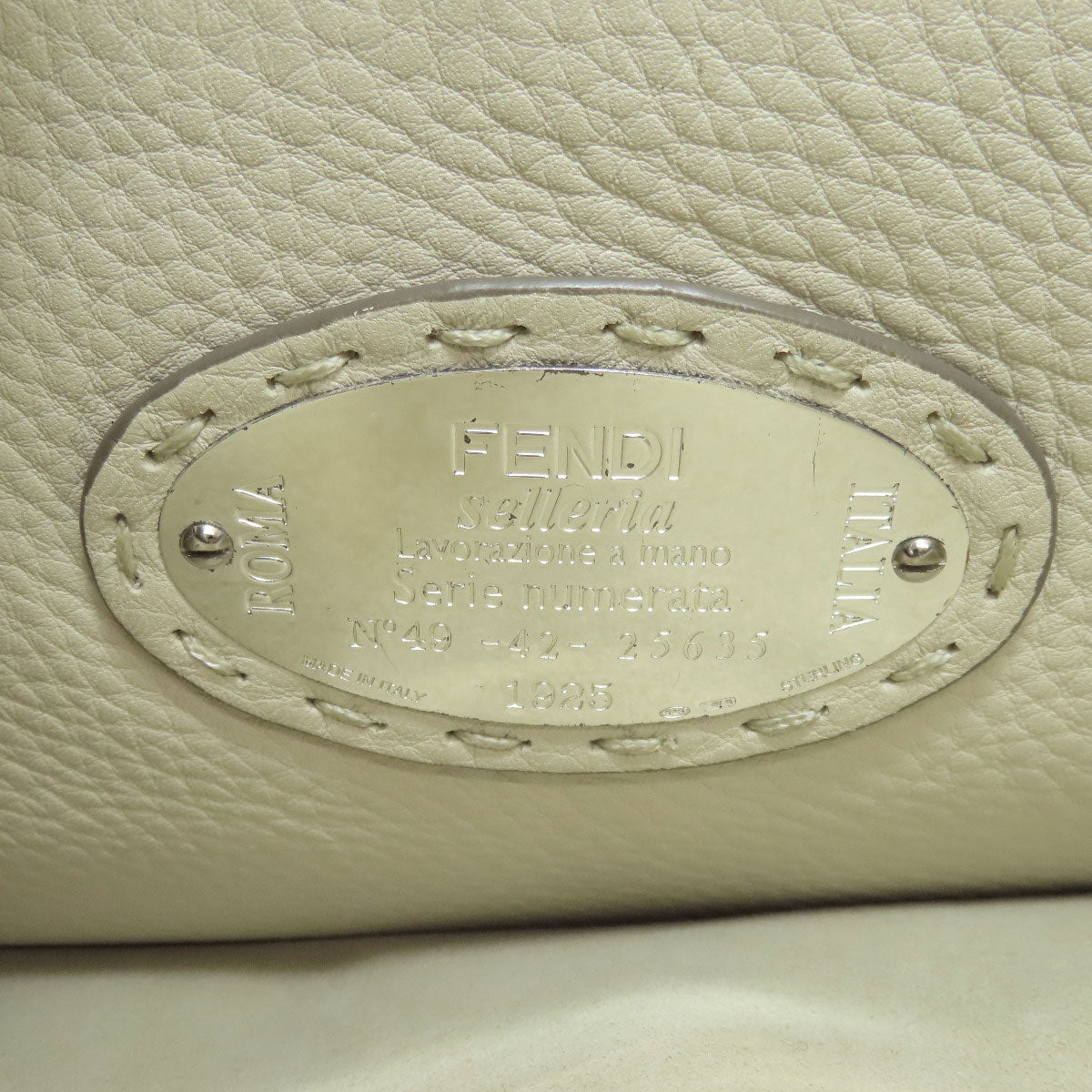 FENDI フェンディ ピーカブー セレリア 2WAY ハンドバッグ カーフ レディース 中古