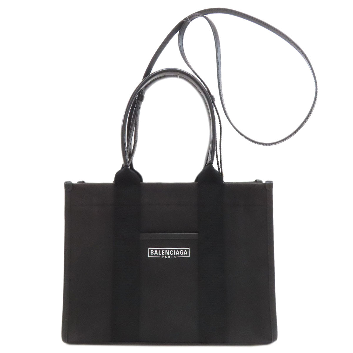 BALENCIAGA バレンシアガ 671402 ハードウェア スモール 2WAY ハンドバッグ キャンバス レディース 中古