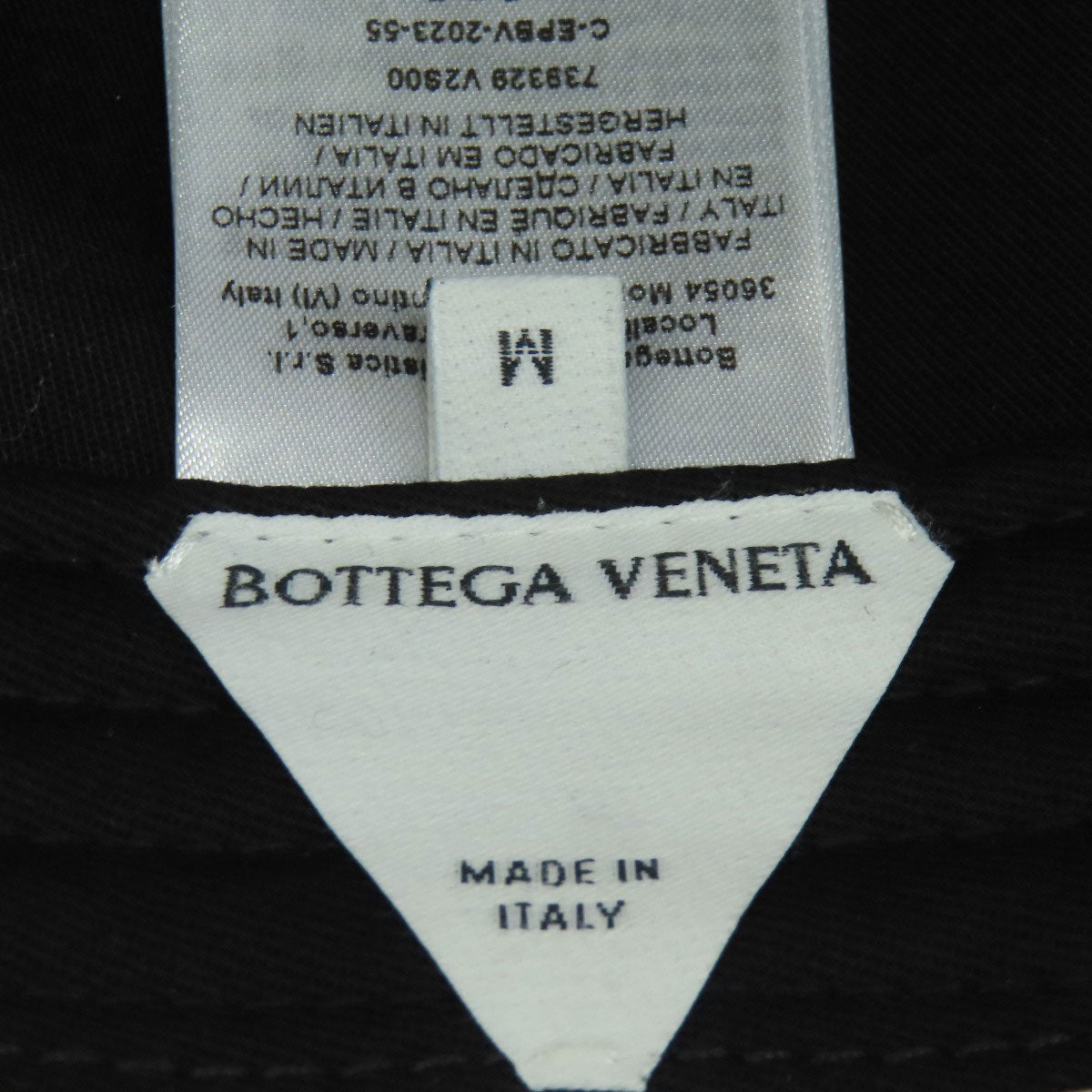 BOTTEGA VENETA ボッテガヴェネタ ジャージィプリント 帽子 レザー レディース 中古
