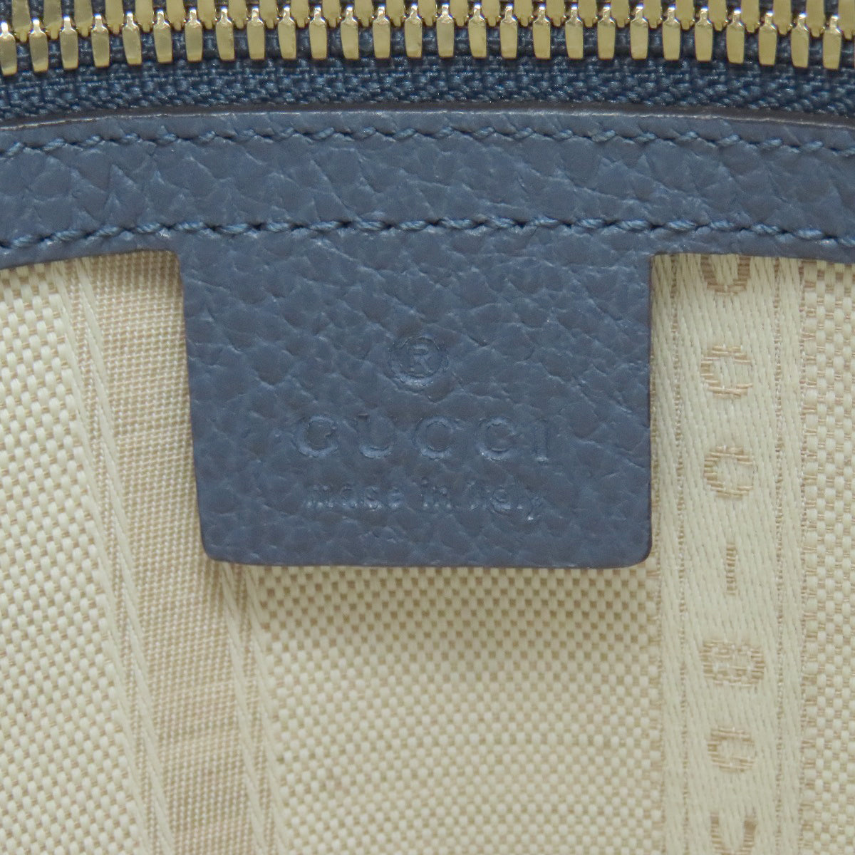GUCCI グッチ 388561 ロゴ ハンドバッグ カーフ レディース 中古