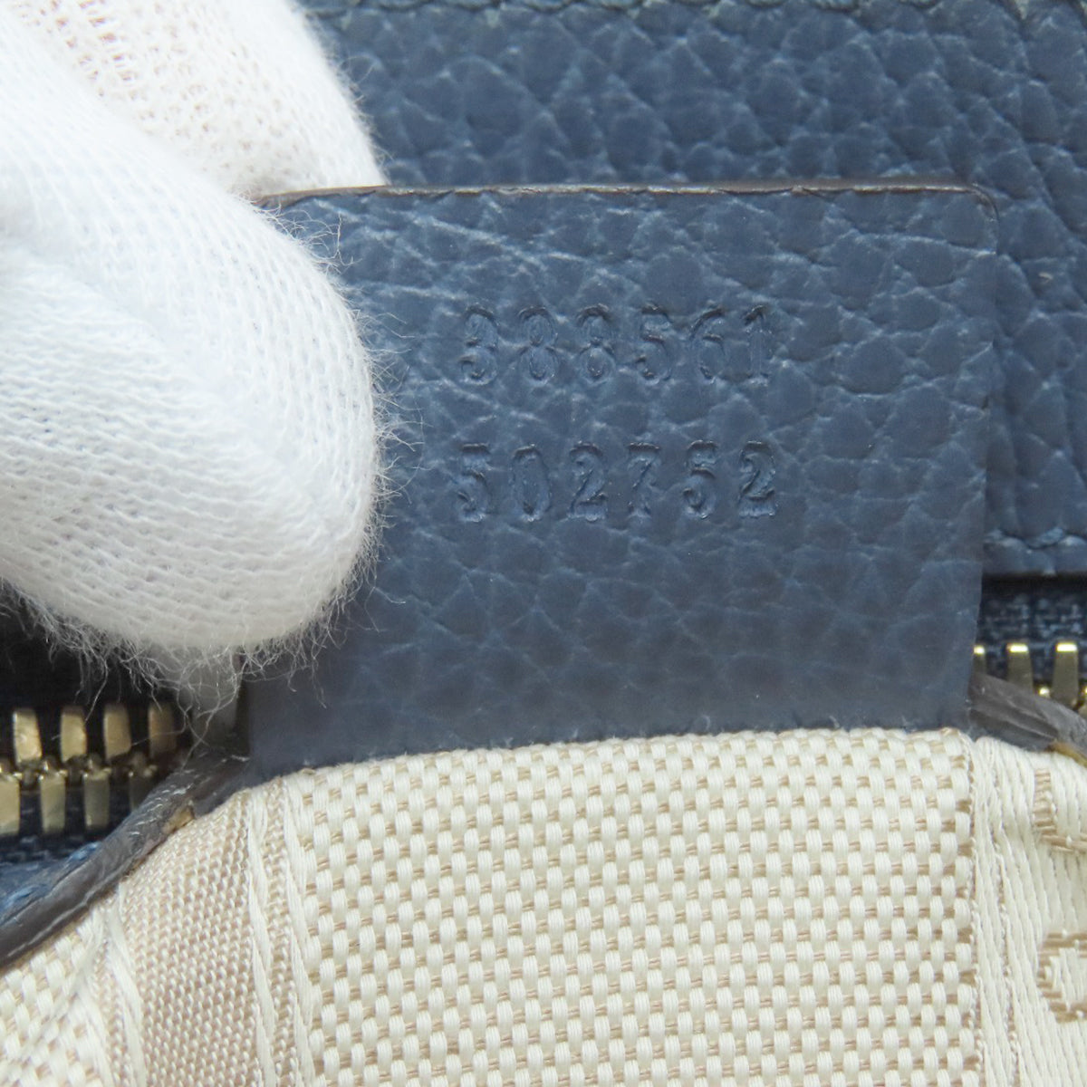 GUCCI グッチ 388561 ロゴ ハンドバッグ カーフ レディース 中古