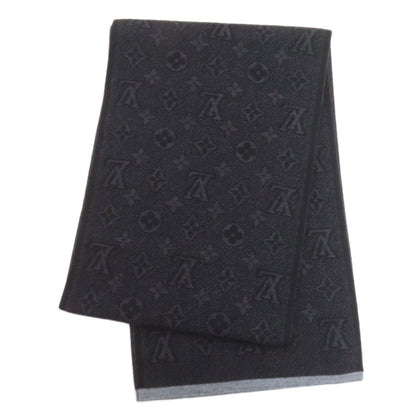LOUIS VUITTON ルイヴィトン M73468 マイ・モノグラム エクリプス マフラー ウール レディース 中古