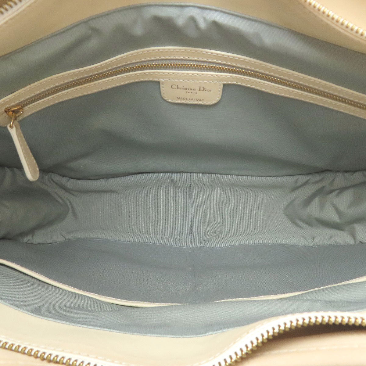 CHRISTIAN DIOR クリスチャンディオール ロゴ ハンドバッグ レザー レディース 中古