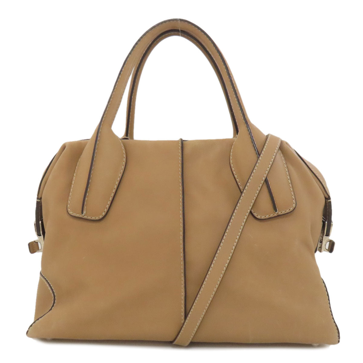 TODS トッズ 2WAY ハンドバッグ レザー レディース 中古