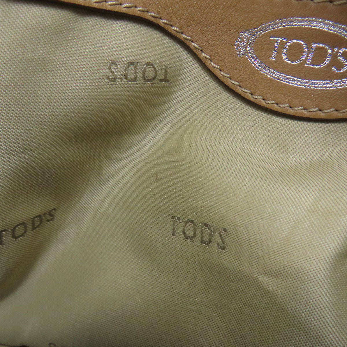 TODS トッズ 2WAY ハンドバッグ レザー レディース 中古
