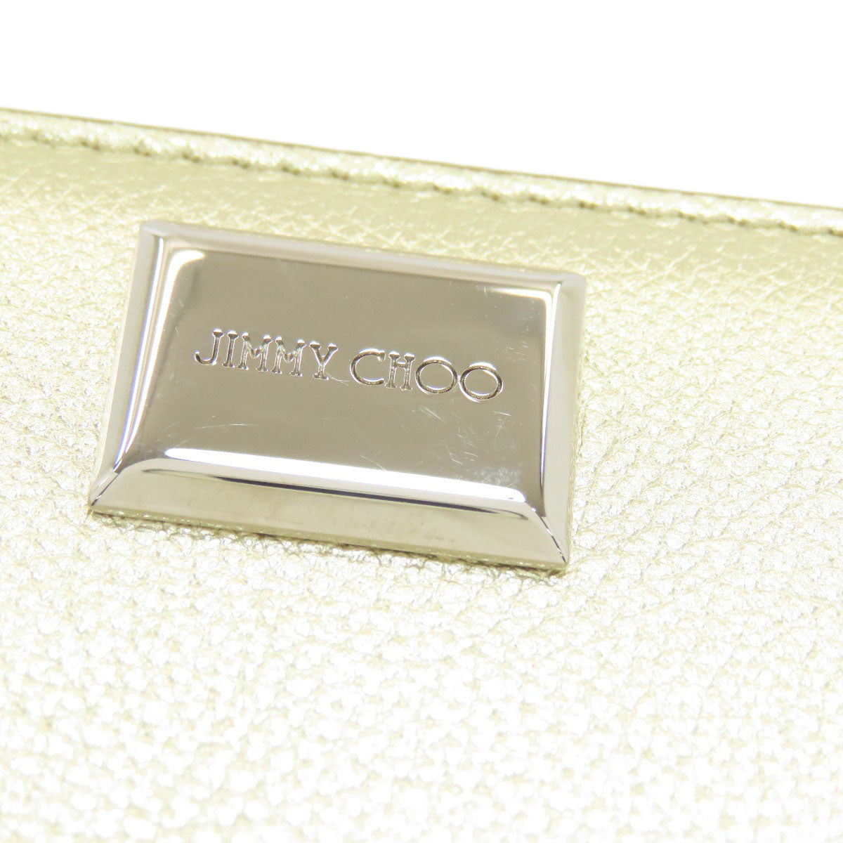Jimmy Choo ジミーチュウ ラウンドファスナー 長財布（小銭入れあり） レザー レディース 中古