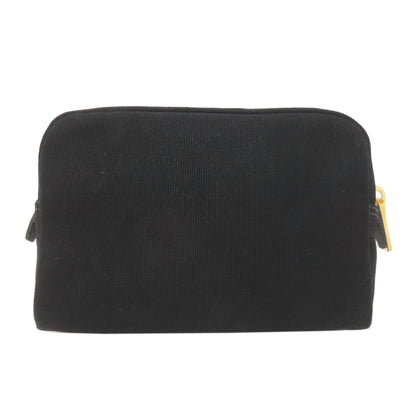 PRADA プラダ 1NA021 カナパロゴ 化粧ポーチ キャンバス レディース 中古