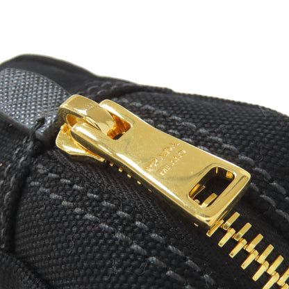 PRADA プラダ 1NA021 カナパロゴ 化粧ポーチ キャンバス レディース 中古
