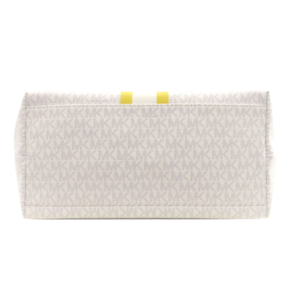 Michael Kors マイケルコース MKシグネチャー トートバッグ PVC レディース 中古