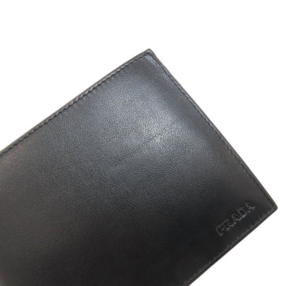 PRADA プラダ 2M0002 ロゴ 二つ折り財布（小銭入れあり） カーフ メンズ 中古