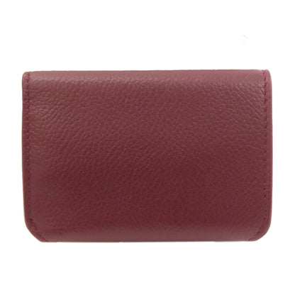 BALENCIAGA バレンシアガ 593813 ミニ コンパクトウォレット 二つ折り財布（小銭入れあり） カーフ レディース 中古