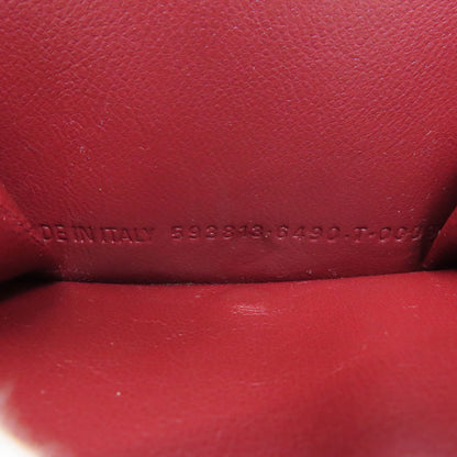 BALENCIAGA バレンシアガ 593813 ミニ コンパクトウォレット 二つ折り財布（小銭入れあり） カーフ レディース 中古
