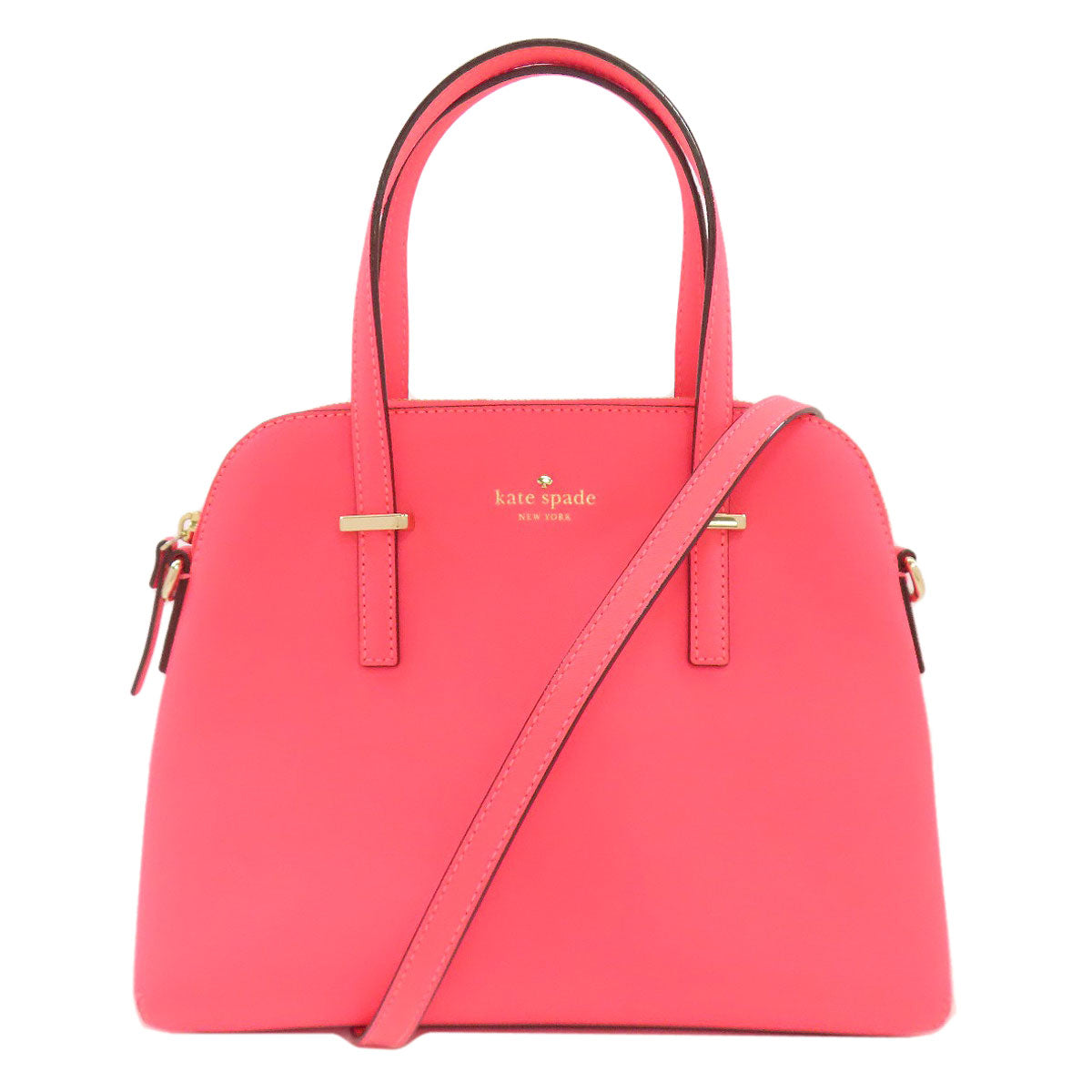 kate spade ケイトスペード 2WAY ハンドバッグ レザー レディース 中古