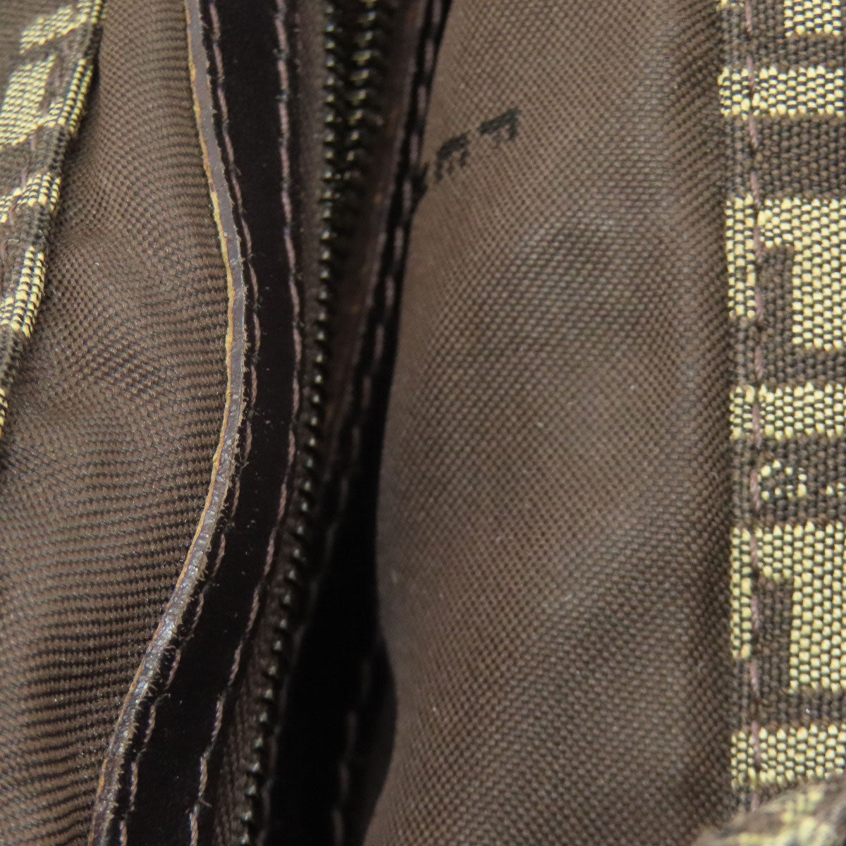 FENDI フェンディ ズッキーノ トートバッグ キャンバス レディース 中古