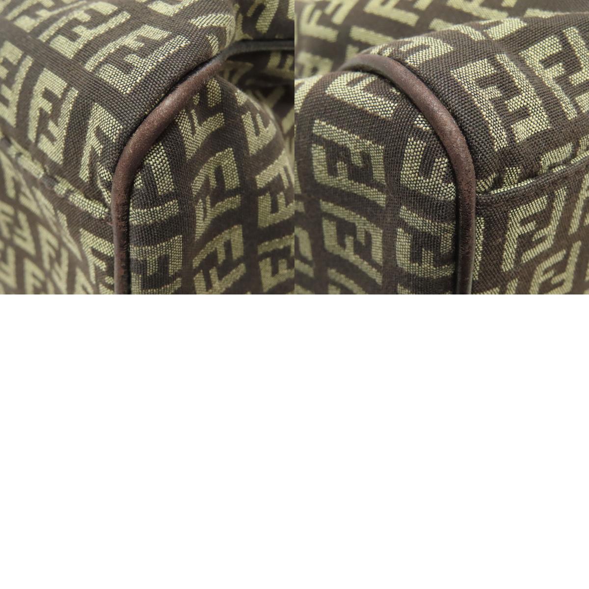 FENDI フェンディ ズッキーノ トートバッグ キャンバス レディース 中古