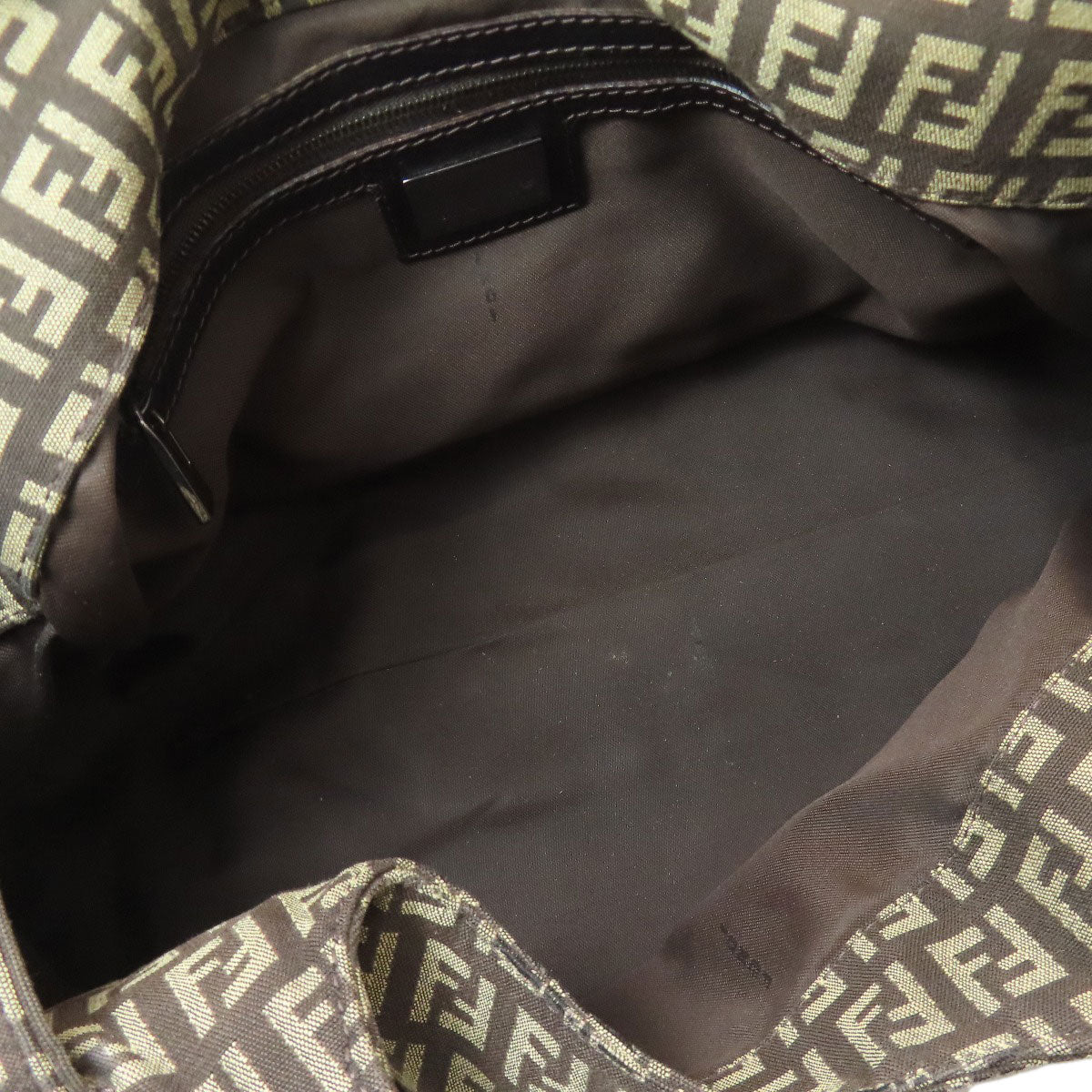FENDI フェンディ ズッキーノ トートバッグ キャンバス レディース 中古
