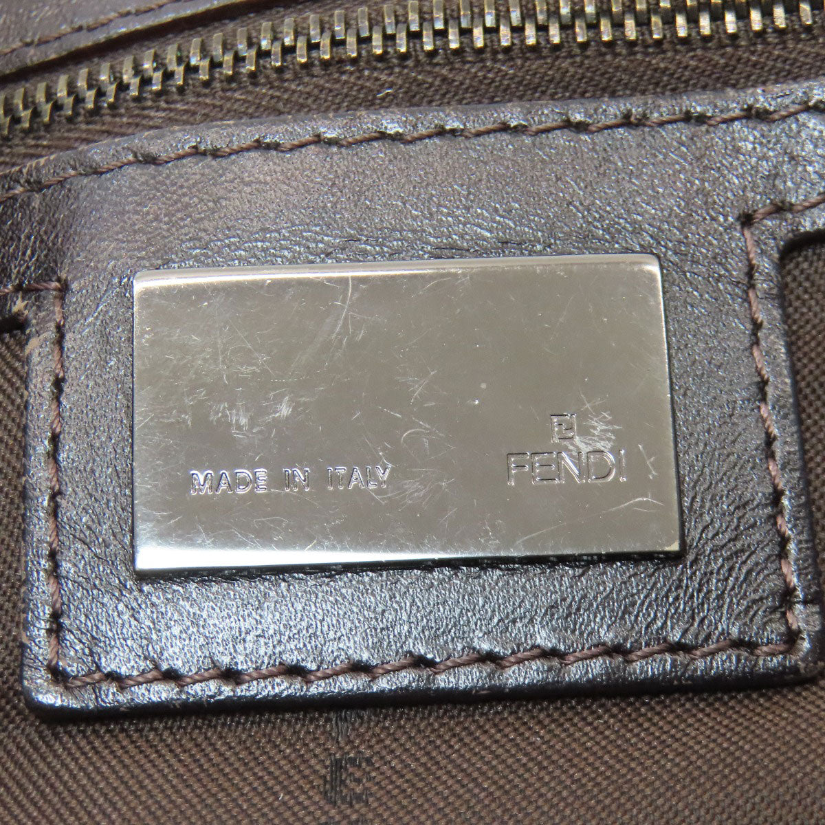 FENDI フェンディ ズッキーノ トートバッグ キャンバス レディース 中古