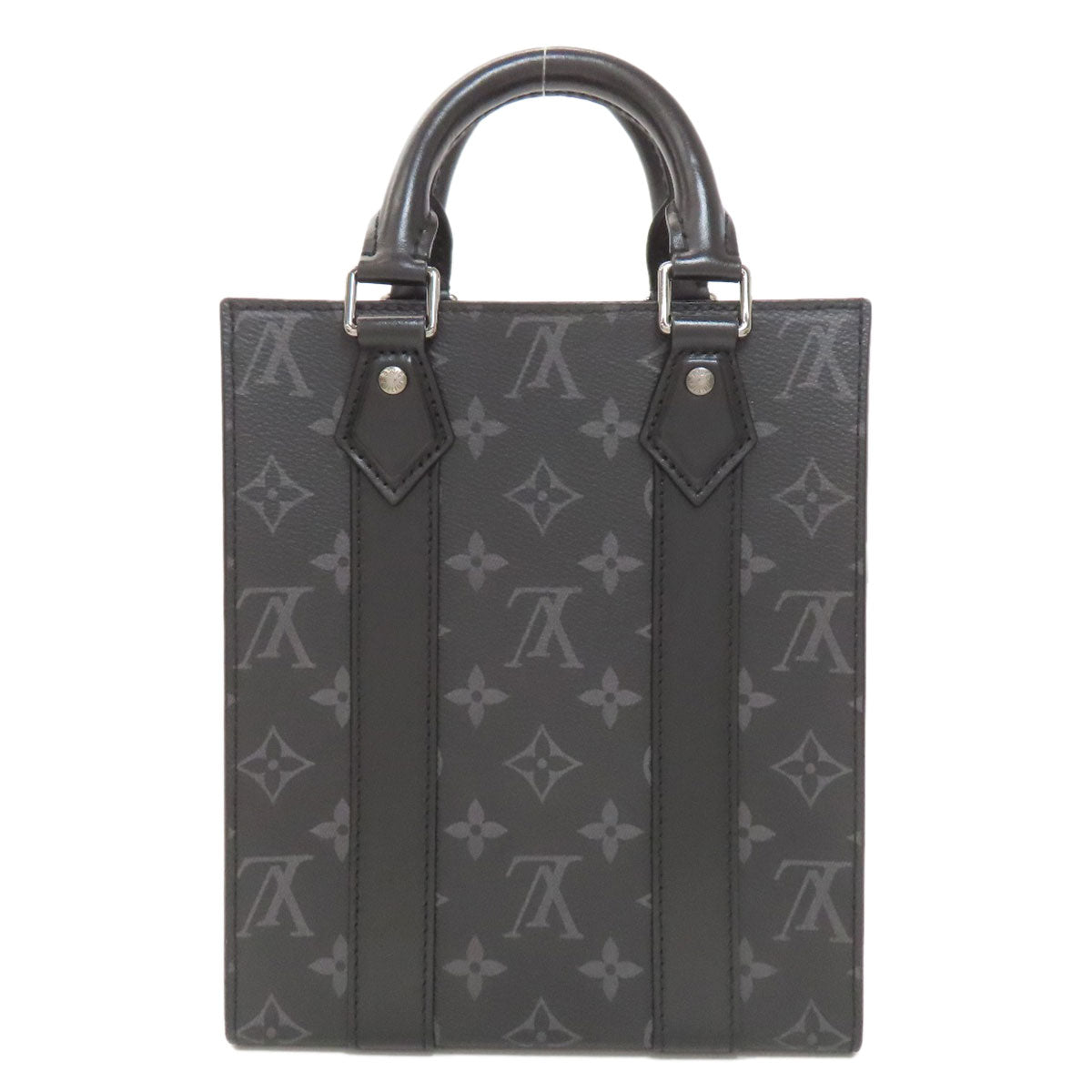 LOUIS VUITTON ルイヴィトン M46453 サックプラ ミニ ハンドバッグ モノグラムエクリプス レディース 中古